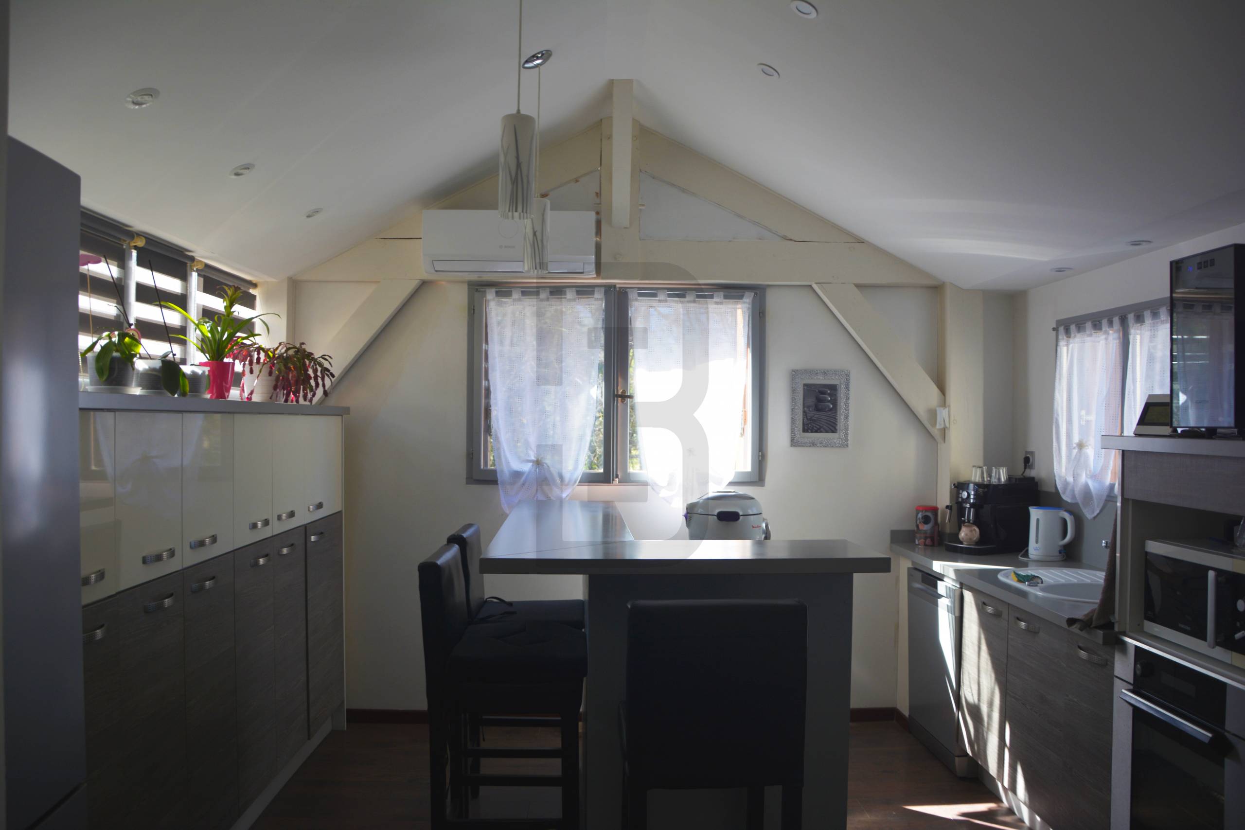 Ensemble immobilier à Quillan, composé de 2 logements (une maison avec un garage + un studio indépendant avec terrasse).